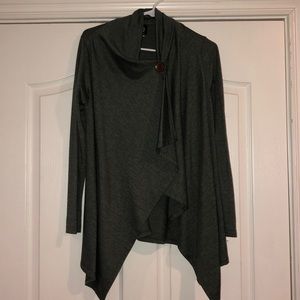 Green wrap around shirt